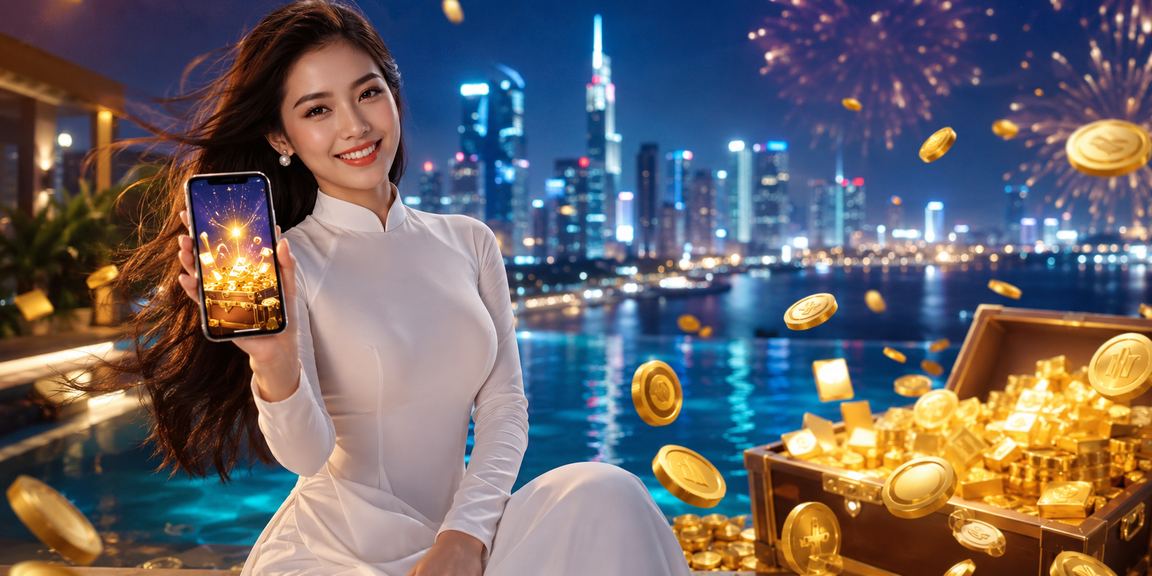Phụ nữ mặc áo dài sử dụng ứng dụng casino tại Hồ Chí Minh