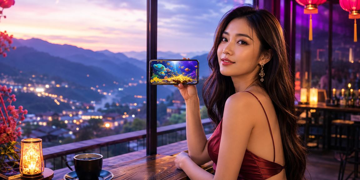 Người dùng sử dụng casino mobile tại Sapa với phong cách cà phê Việt